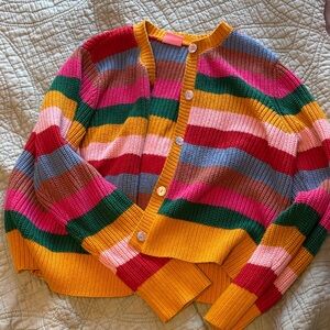 Colorful Striped Women's Sweater BANDO